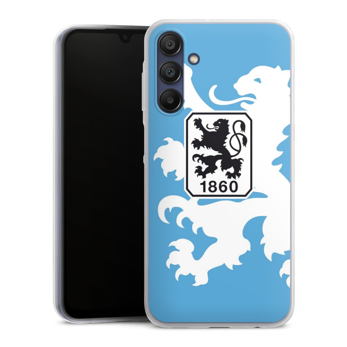 Galaxy A15 5G Handy Slim Case extra dünn Silikon Handyhülle transparent Hülle Coat Of Arms Official Licensed Product Silikon Slim Case