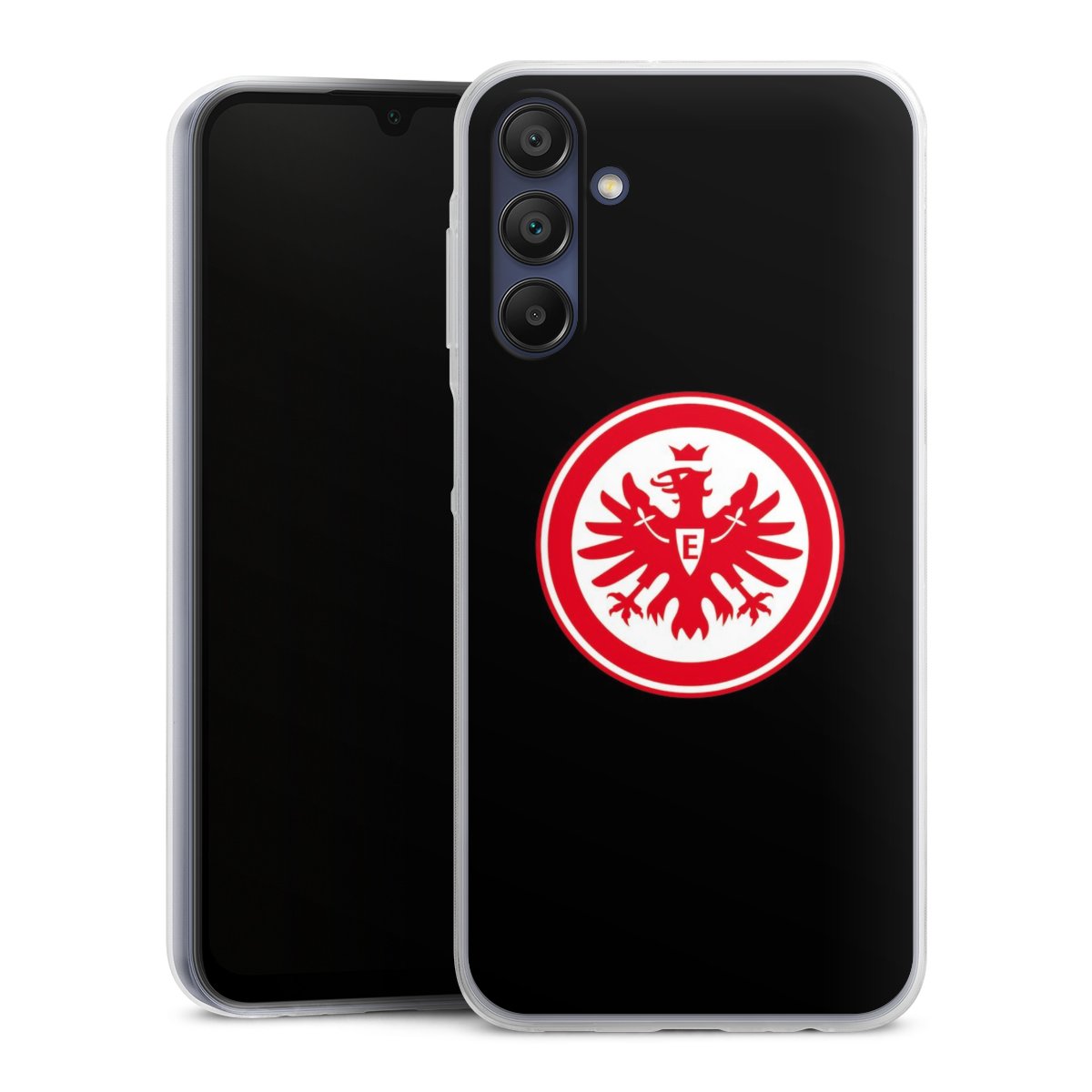 Galaxy A15 5G Handy Slim Case extra dünn Silikon Handyhülle transparent Hülle Eintracht Frankfurt Sge Eagle Silikon Slim Case