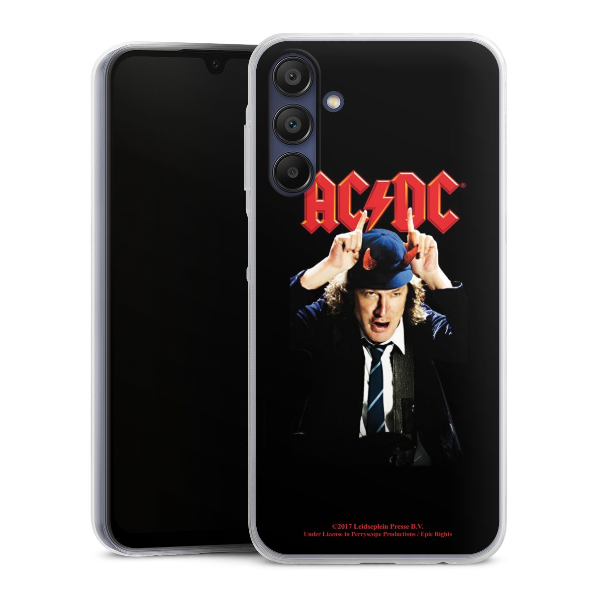 Galaxy A15 5G Handy Slim Case extra dünn Silikon Handyhülle transparent Hülle Merchandise Acdc Riverplate Silikon Slim Case