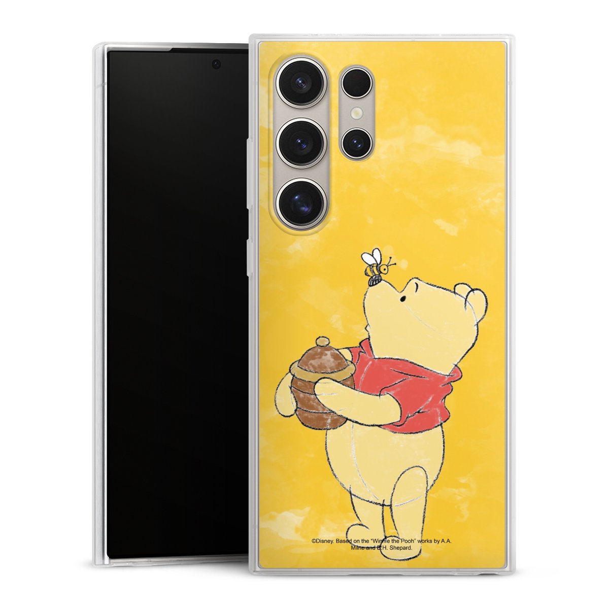 Galaxy S24 Ultra Handy Slim Case extra dünn Silikon Handyhülle transparent Hülle Official Licensed Product Winnie The Pooh Disney Silikon Slim Case