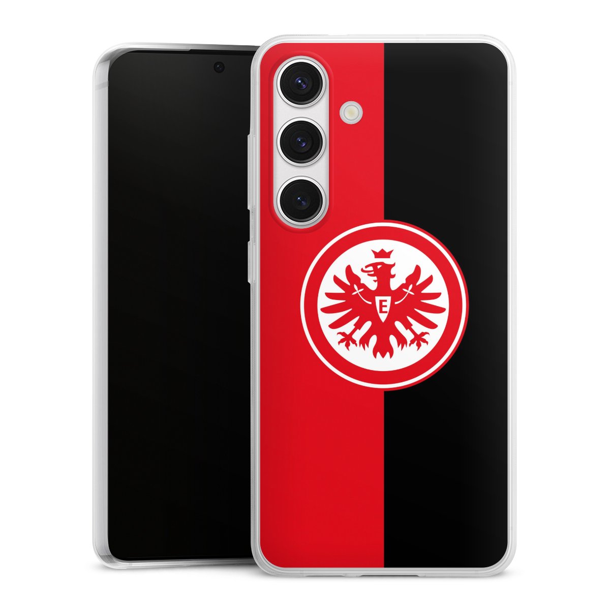 Galaxy S24 Handy Slim Case extra dünn Silikon Handyhülle transparent Hülle Official Licensed Product Eintracht Frankfurt Sge Silikon Slim Case