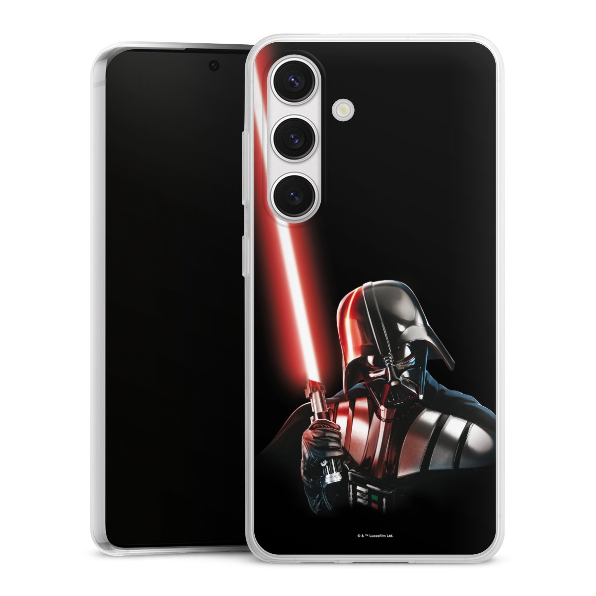 Galaxy S24 Handy Slim Case extra dünn Silikon Handyhülle transparent Hülle Star Wars Merchandise Darth Vader Silikon Slim Case