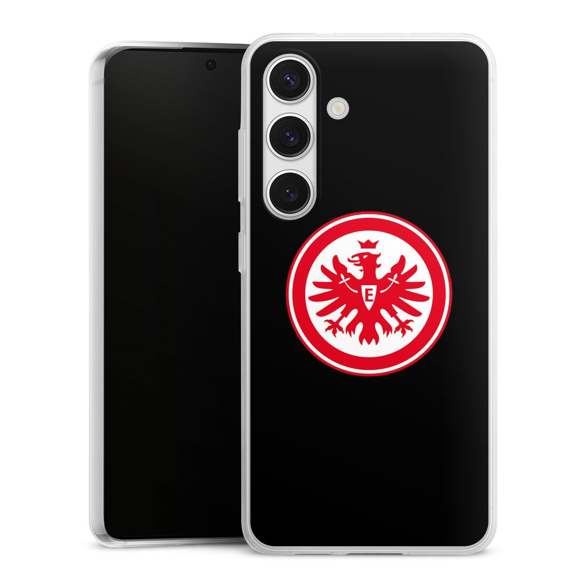 Galaxy S24 Handy Slim Case extra dünn Silikon Handyhülle transparent Hülle Eintracht Frankfurt Sge Eagle Silikon Slim Case