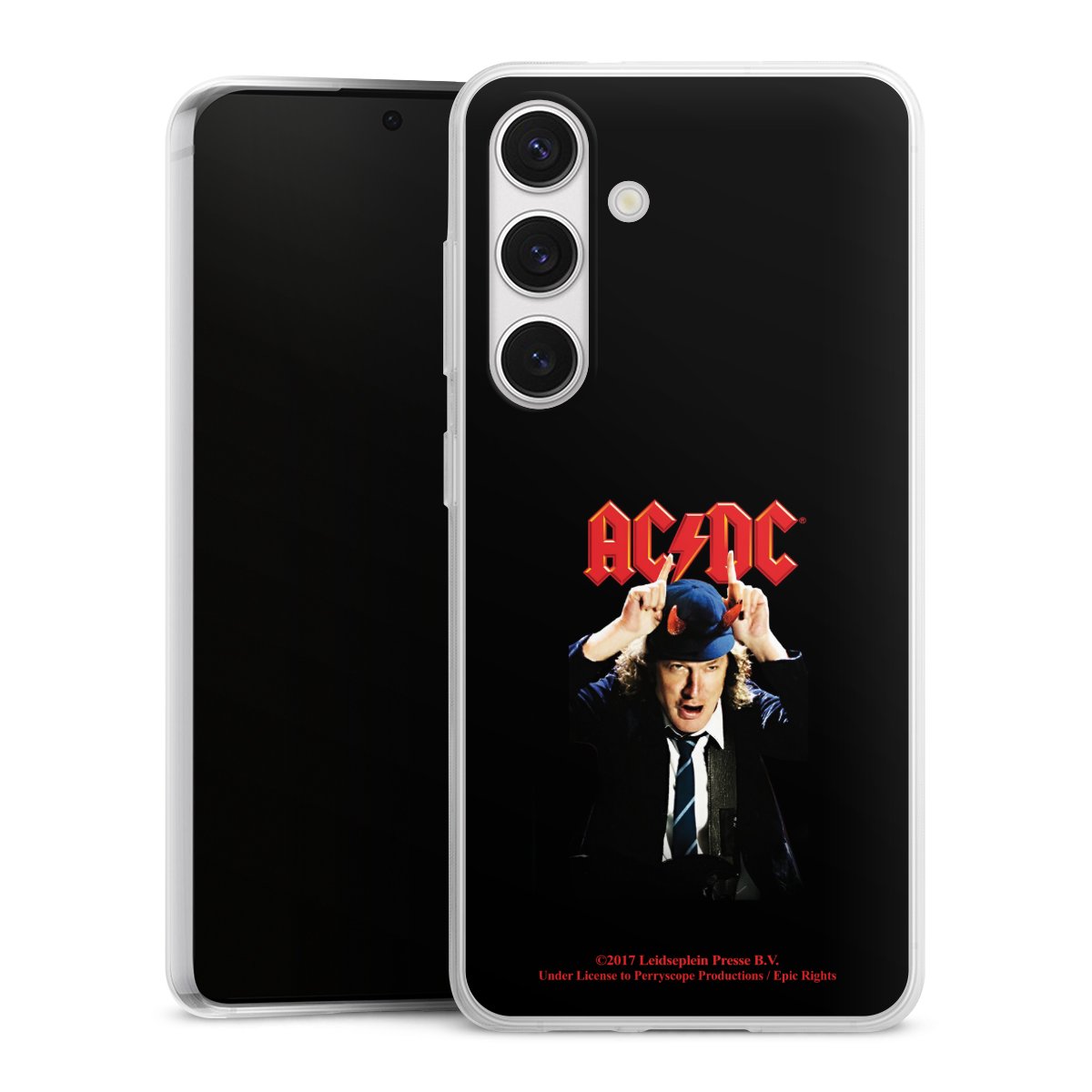 Galaxy S24 Handy Slim Case extra dünn Silikon Handyhülle transparent Hülle Merchandise Acdc Riverplate Silikon Slim Case