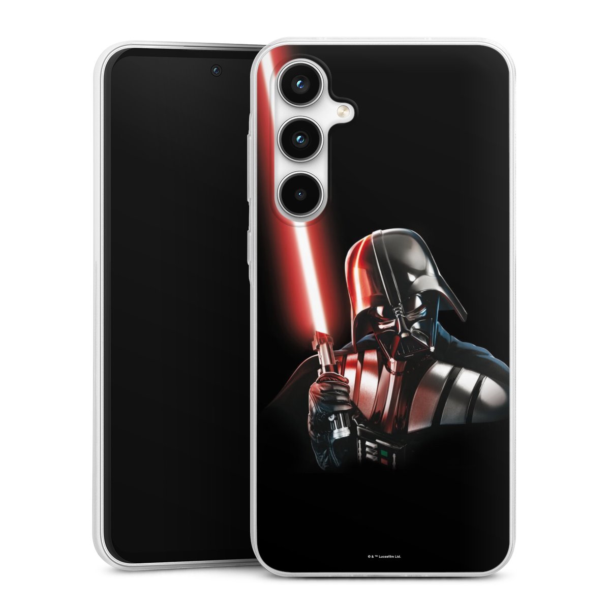 Galaxy A35 5G Handy Slim Case extra dünn Silikon Handyhülle transparent Hülle Star Wars Merchandise Darth Vader Silikon Slim Case