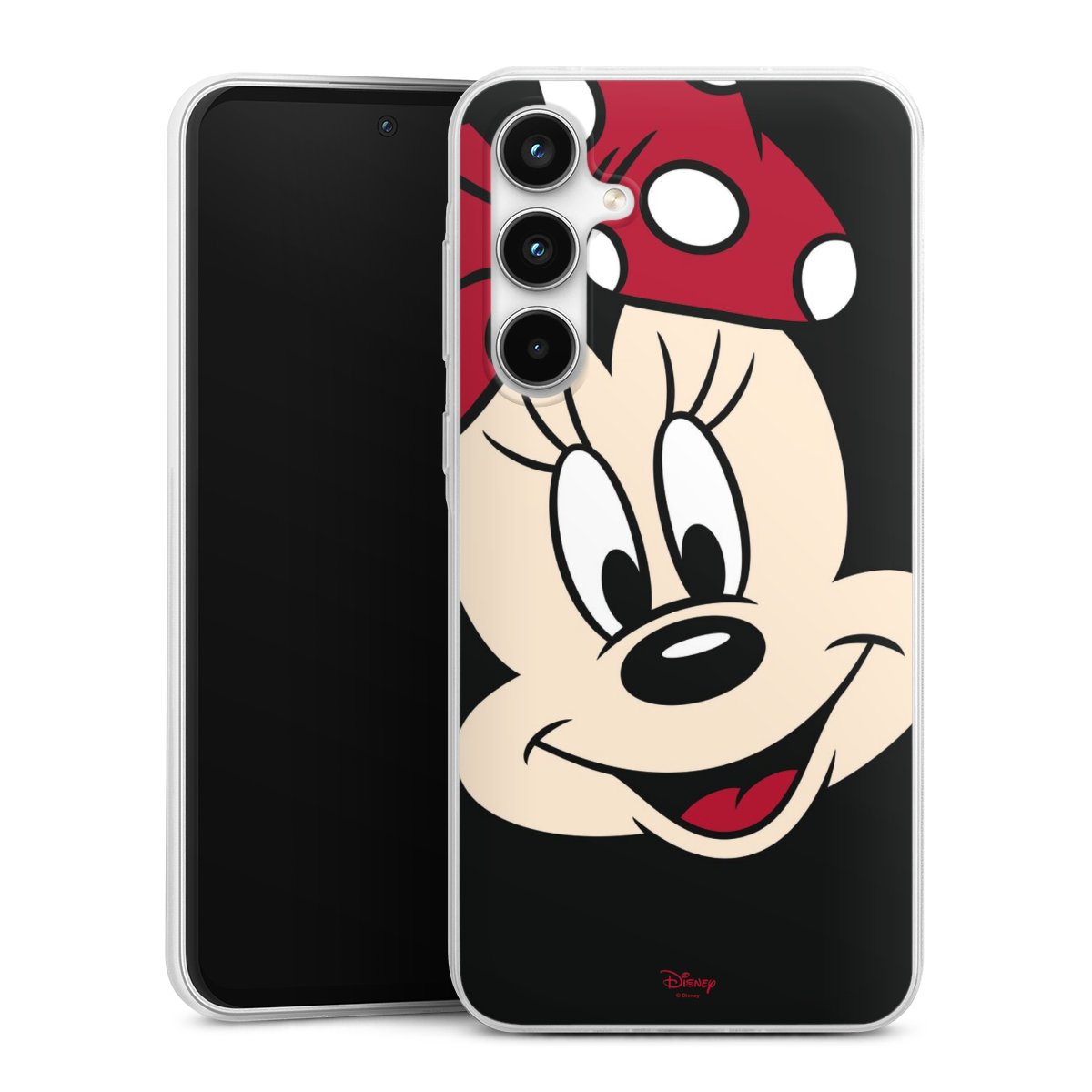 Galaxy A35 5G Handy Slim Case extra dünn Silikon Handyhülle transparent Hülle Minnie Mouse Official Licensed Product Disney Silikon Slim Case