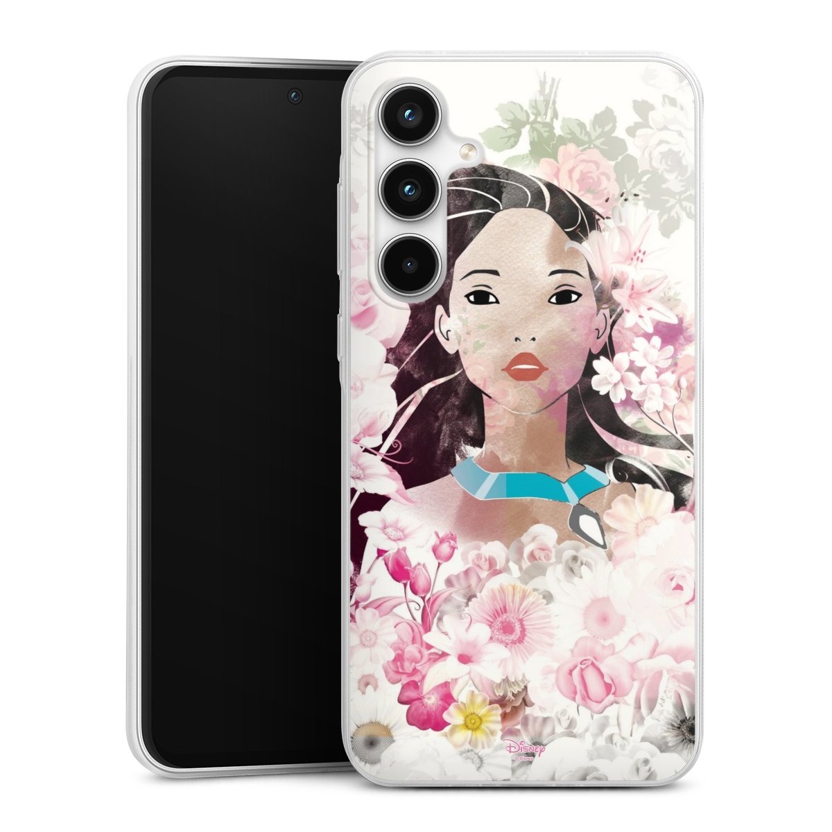 Galaxy A35 5G Handy Slim Case extra dünn Silikon Handyhülle transparent Hülle Pocahontas Official Licensed Product Disney Silikon Slim Case