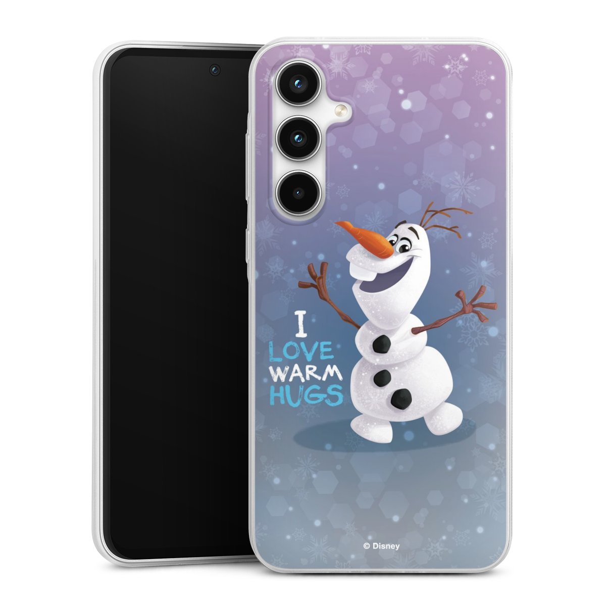 Galaxy A35 5G Handy Slim Case extra dünn Silikon Handyhülle transparent Hülle Frozen Frozen Olaf Official Licensed Product Silikon Slim Case