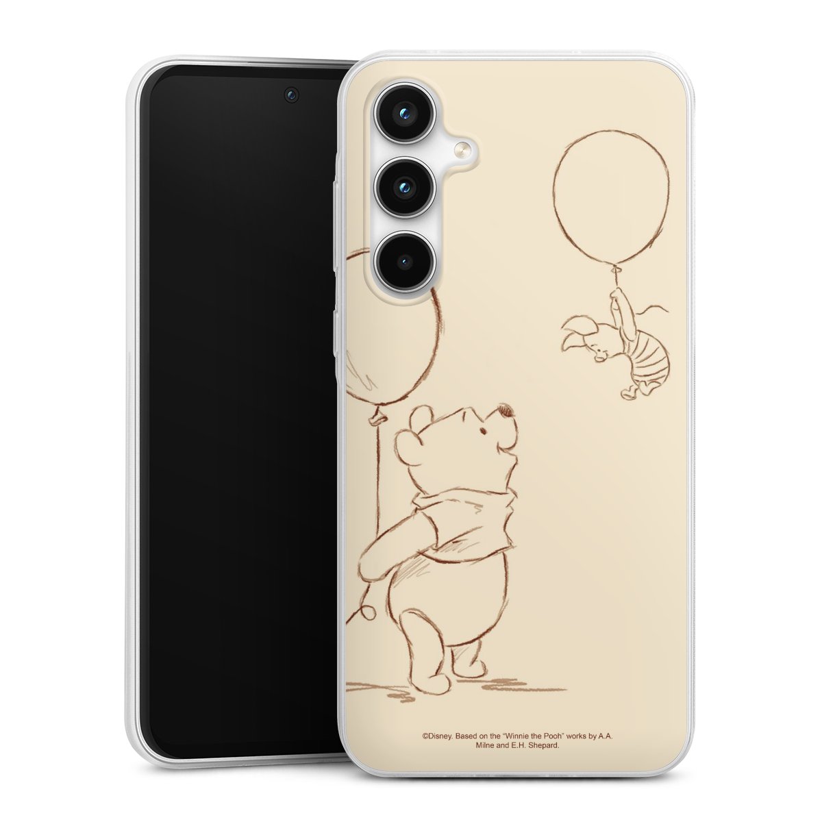 Galaxy A35 5G Handy Slim Case extra dünn Silikon Handyhülle transparent Hülle Official Licensed Product Winnie The Pooh Disney Silikon Slim Case