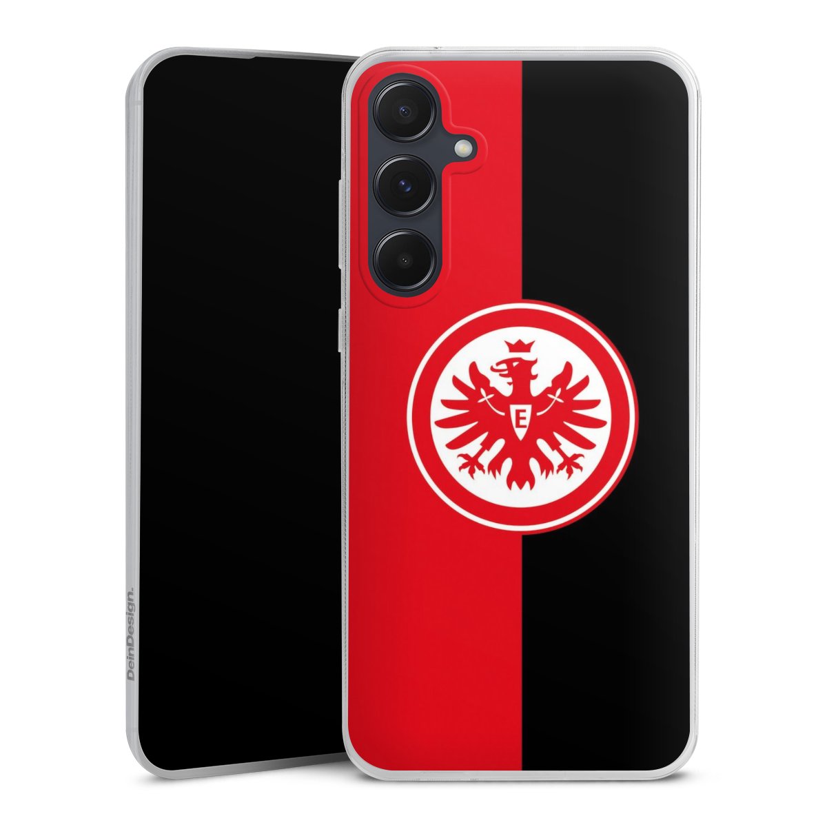 Galaxy A55 5G Handy Slim Case extra dünn Silikon Handyhülle transparent Hülle Official Licensed Product Eintracht Frankfurt Sge Silikon Slim Case