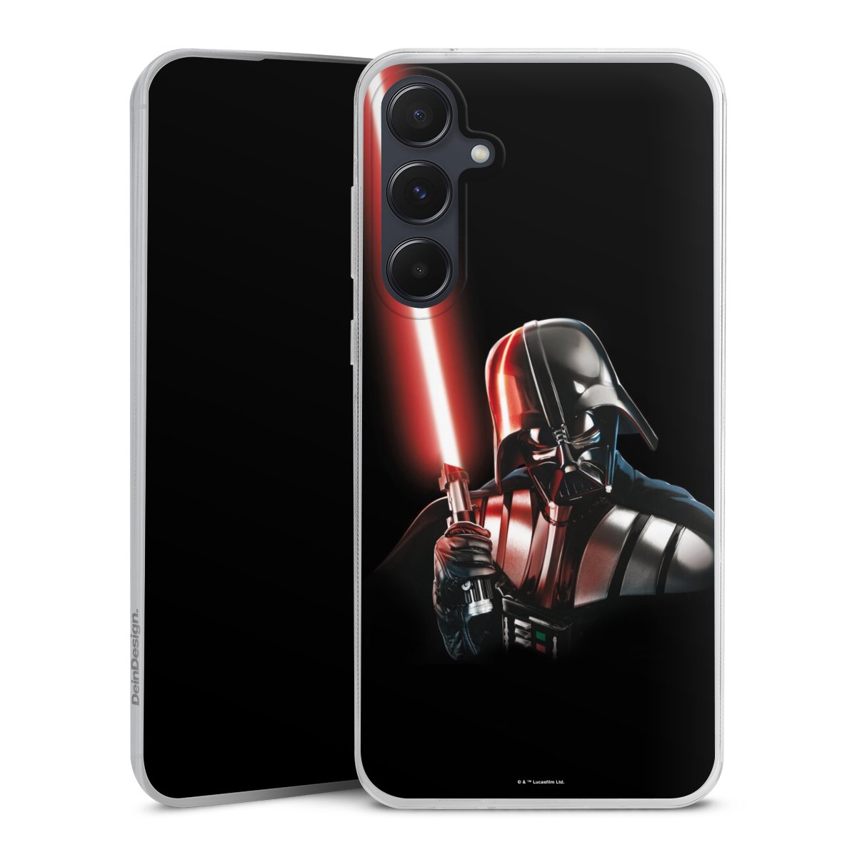 Galaxy A55 5G Handy Slim Case extra dünn Silikon Handyhülle transparent Hülle Star Wars Merchandise Darth Vader Silikon Slim Case