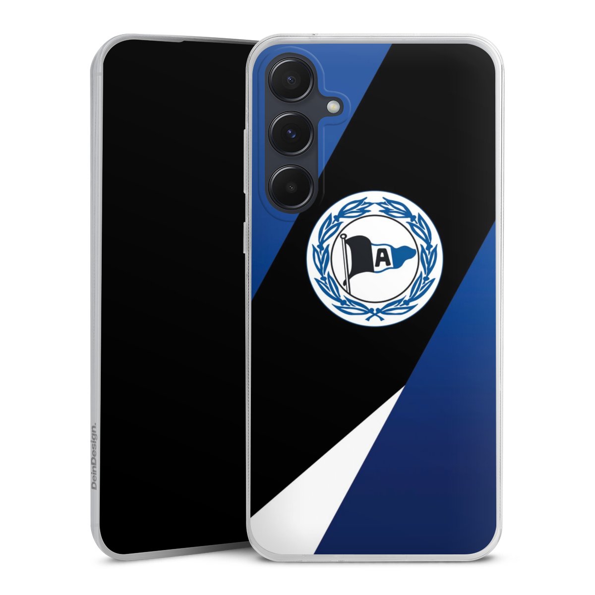 Galaxy A55 5G Handy Slim Case extra dünn Silikon Handyhülle transparent Hülle Official Licensed Product Arminia Bielefeld Dsc Silikon Slim Case