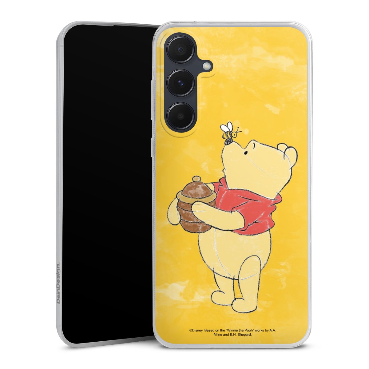 Galaxy A55 5G Handy Slim Case extra dünn Silikon Handyhülle transparent Hülle Official Licensed Product Winnie The Pooh Disney Silikon Slim Case