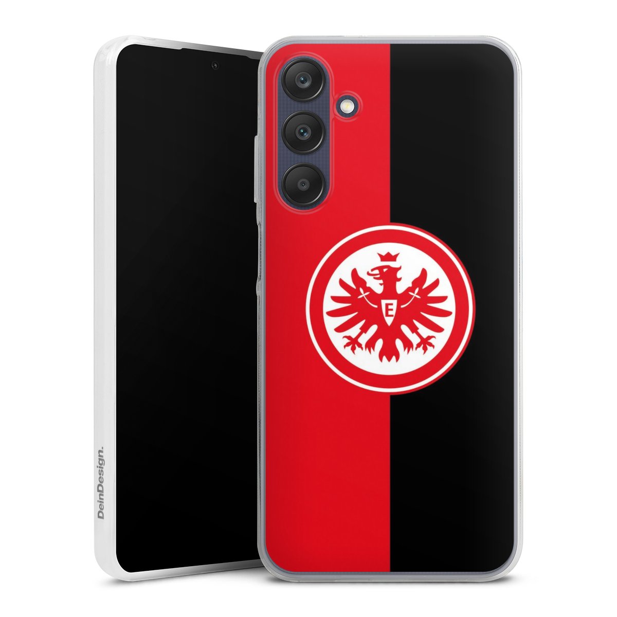 Galaxy A25 5G Handy Slim Case extra dünn Silikon Handyhülle transparent Hülle Official Licensed Product Eintracht Frankfurt Sge Silikon Slim Case