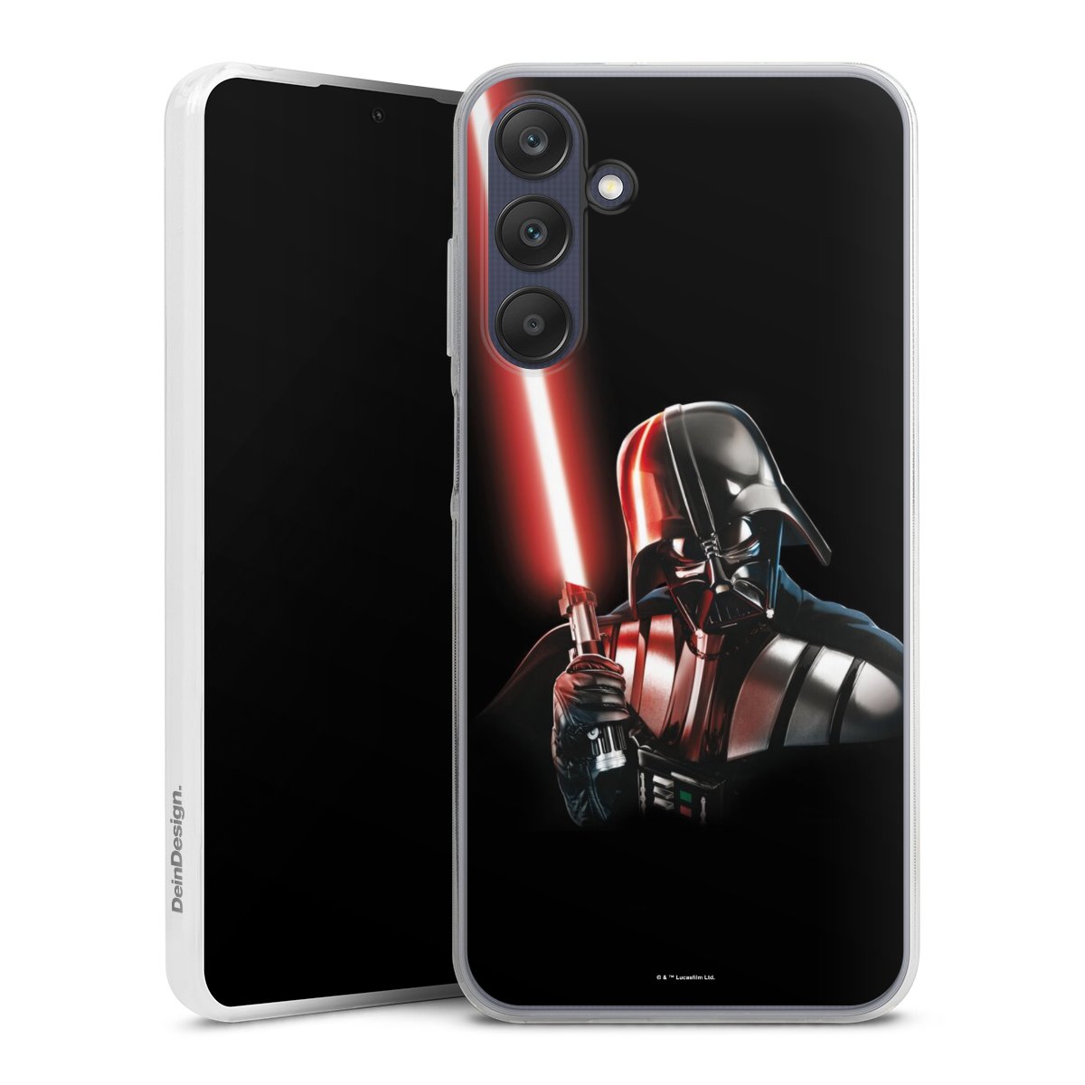 Galaxy A25 5G Handy Slim Case extra dünn Silikon Handyhülle transparent Hülle Star Wars Merchandise Darth Vader Silikon Slim Case