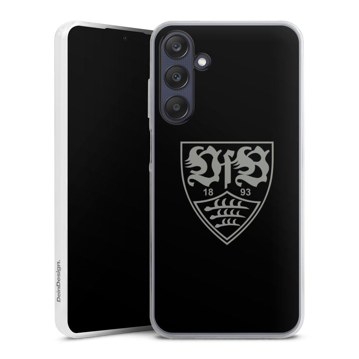 Galaxy A25 5G Handy Slim Case extra dünn Silikon Handyhülle transparent Hülle Official Licensed Product Vfb Stuttgart Silikon Slim Case