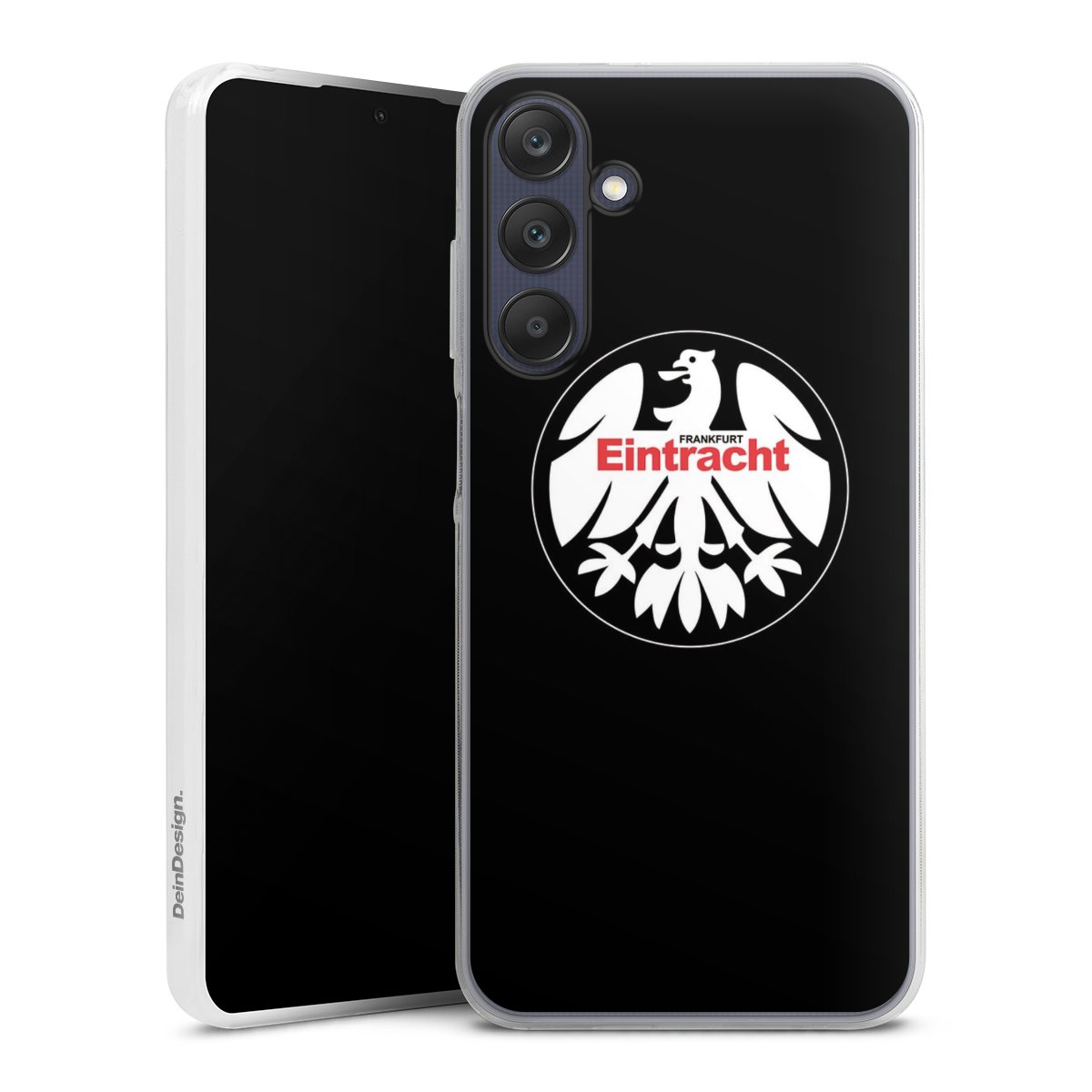 Galaxy A25 5G Handy Slim Case extra dünn Silikon Handyhülle transparent Hülle Official Licensed Product Eintracht Frankfurt Sge Silikon Slim Case