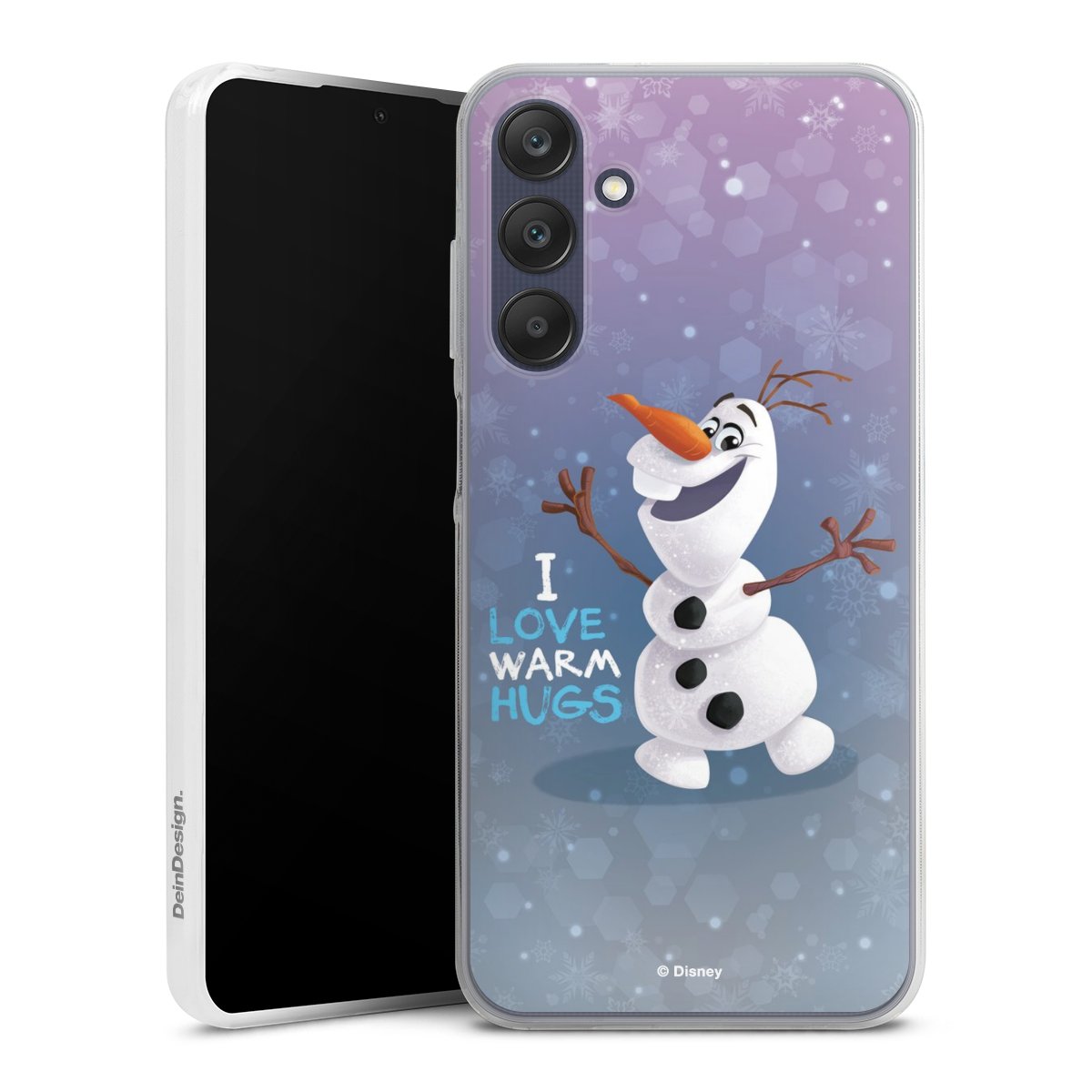 Galaxy A25 5G Handy Slim Case extra dünn Silikon Handyhülle transparent Hülle Frozen Frozen Olaf Official Licensed Product Silikon Slim Case