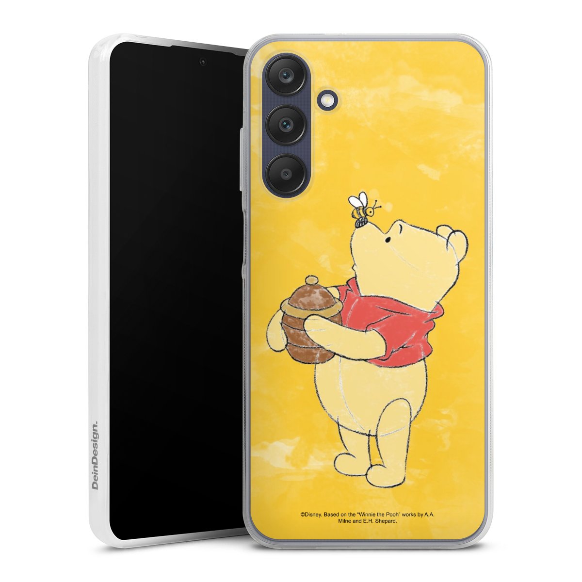 Galaxy A25 5G Handy Slim Case extra dünn Silikon Handyhülle transparent Hülle Official Licensed Product Winnie The Pooh Disney Silikon Slim Case