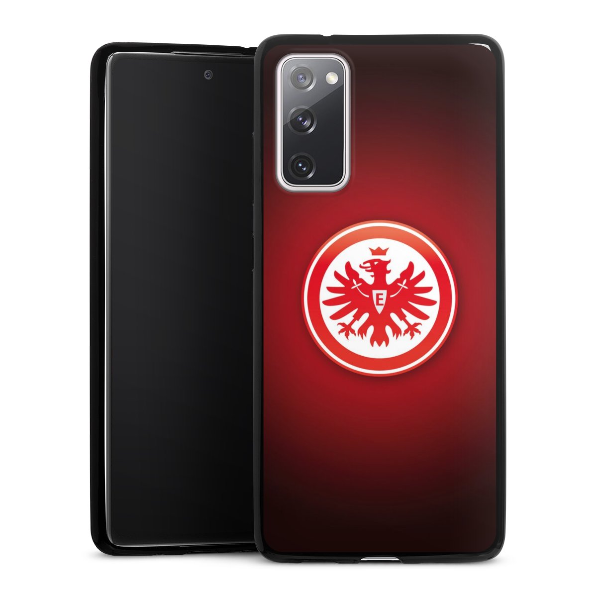 Galaxy S20 FE Handy Slim Case extra dünn Silikon Handyhülle schwarz Hülle Coat Of Arms Eintracht Frankfurt Official Licensed Product Silikon Slim Case