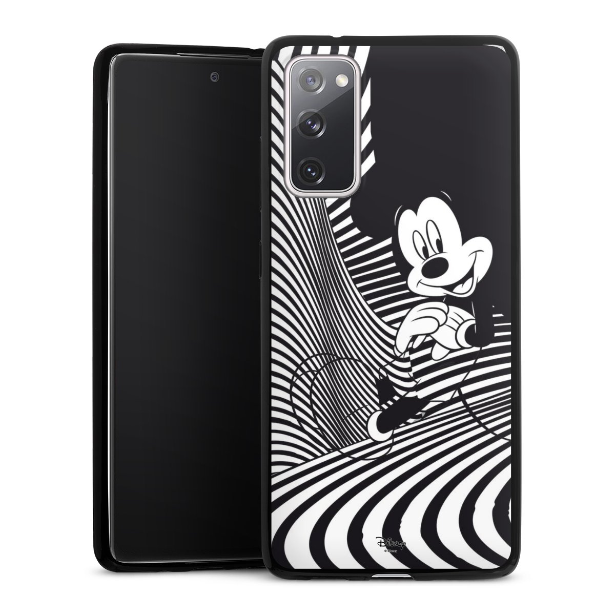 Galaxy S20 FE Handy Slim Case extra dünn Silikon Handyhülle schwarz Hülle Mickey Mouse Official Licensed Product Disney Silikon Slim Case