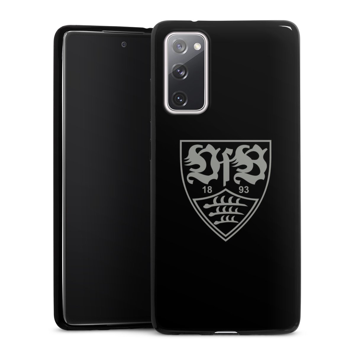 Galaxy S20 FE Handy Slim Case extra dünn Silikon Handyhülle schwarz Hülle Official Licensed Product Vfb Stuttgart Silikon Slim Case