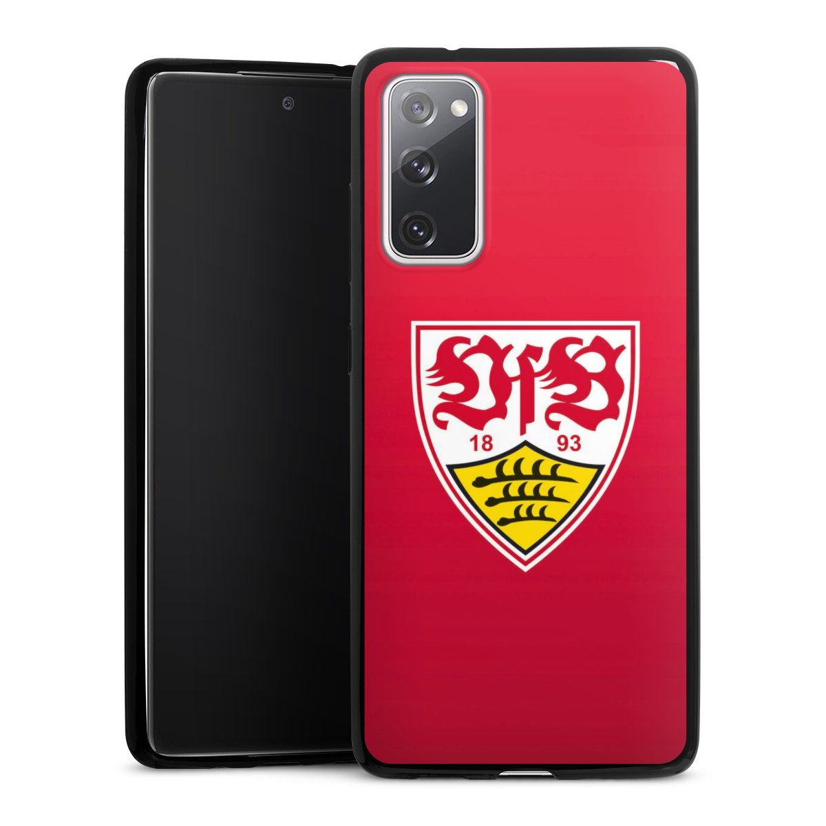 Galaxy S20 FE Handy Slim Case extra dünn Silikon Handyhülle schwarz Hülle Vfb Stuttgart Official Licensed Product Silikon Slim Case