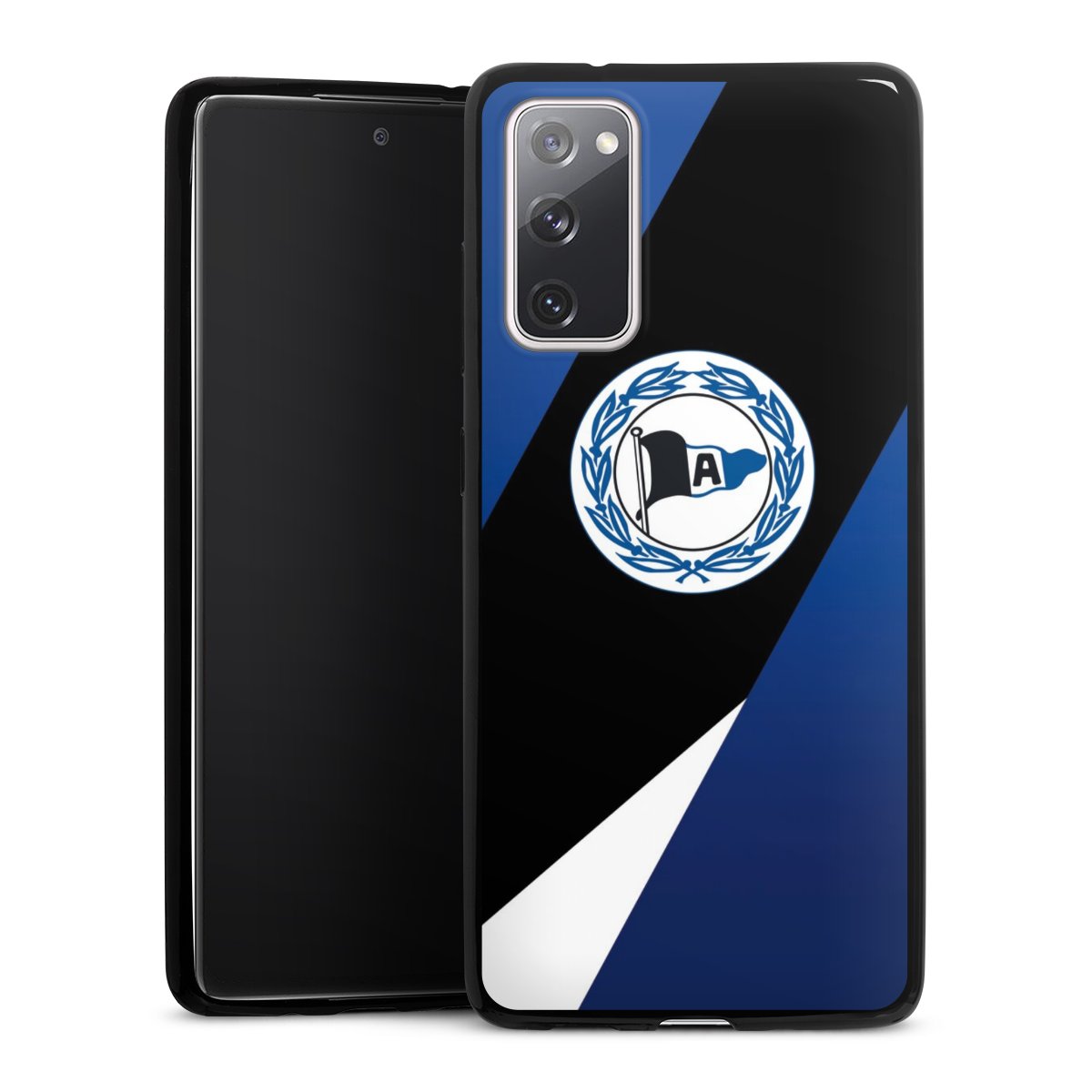 Galaxy S20 FE Handy Slim Case extra dünn Silikon Handyhülle schwarz Hülle Official Licensed Product Arminia Bielefeld Dsc Silikon Slim Case