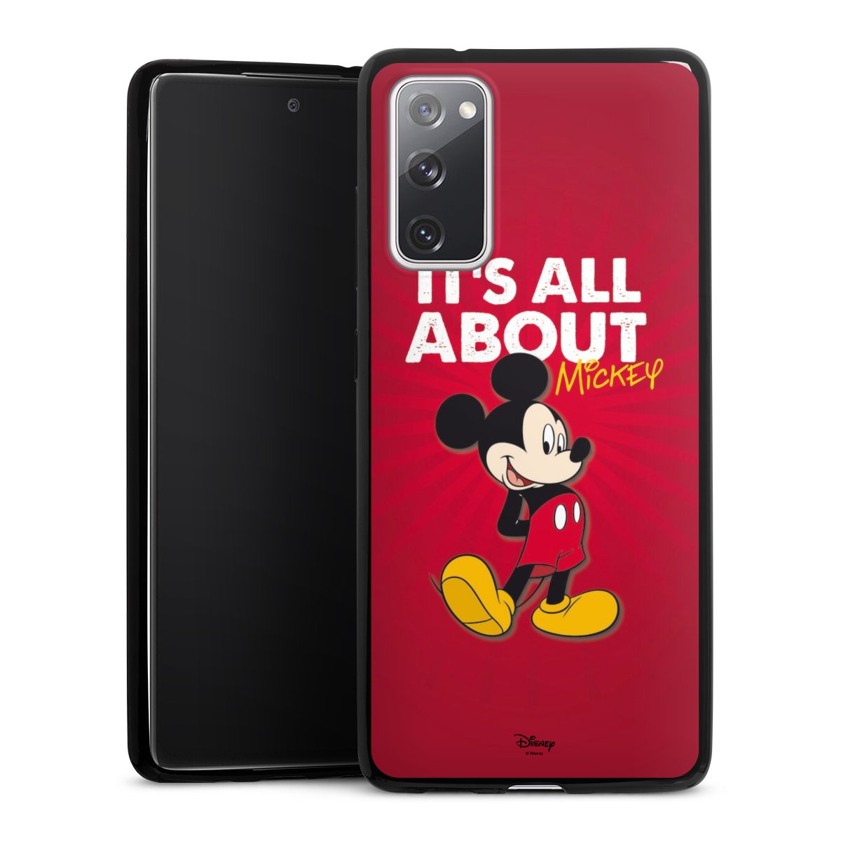 Galaxy S20 FE Handy Slim Case extra dünn Silikon Handyhülle schwarz Hülle Official Licensed Product Disney Mouse Silikon Slim Case