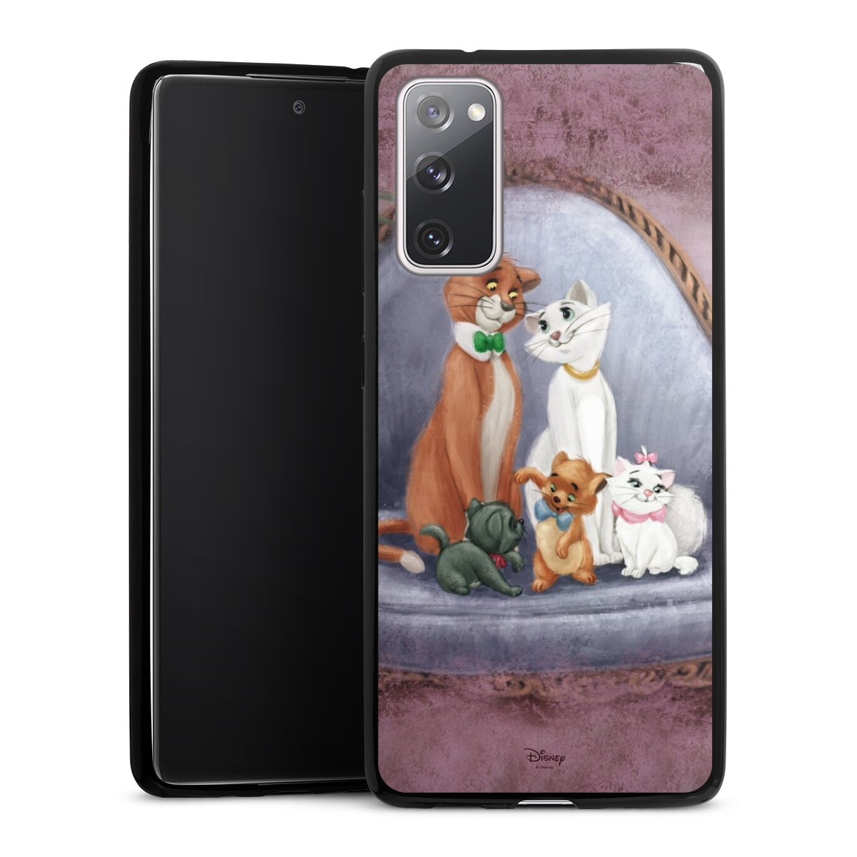 Galaxy S20 FE Handy Slim Case extra dünn Silikon Handyhülle schwarz Hülle Disney Aristocats Official Licensed Product Silikon Slim Case