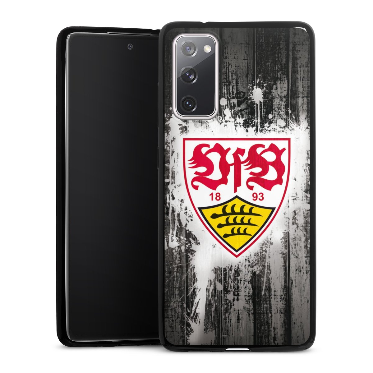 Galaxy S20 FE Handy Slim Case extra dünn Silikon Handyhülle schwarz Hülle Official Licensed Product Vfb Stuttgart Silikon Slim Case