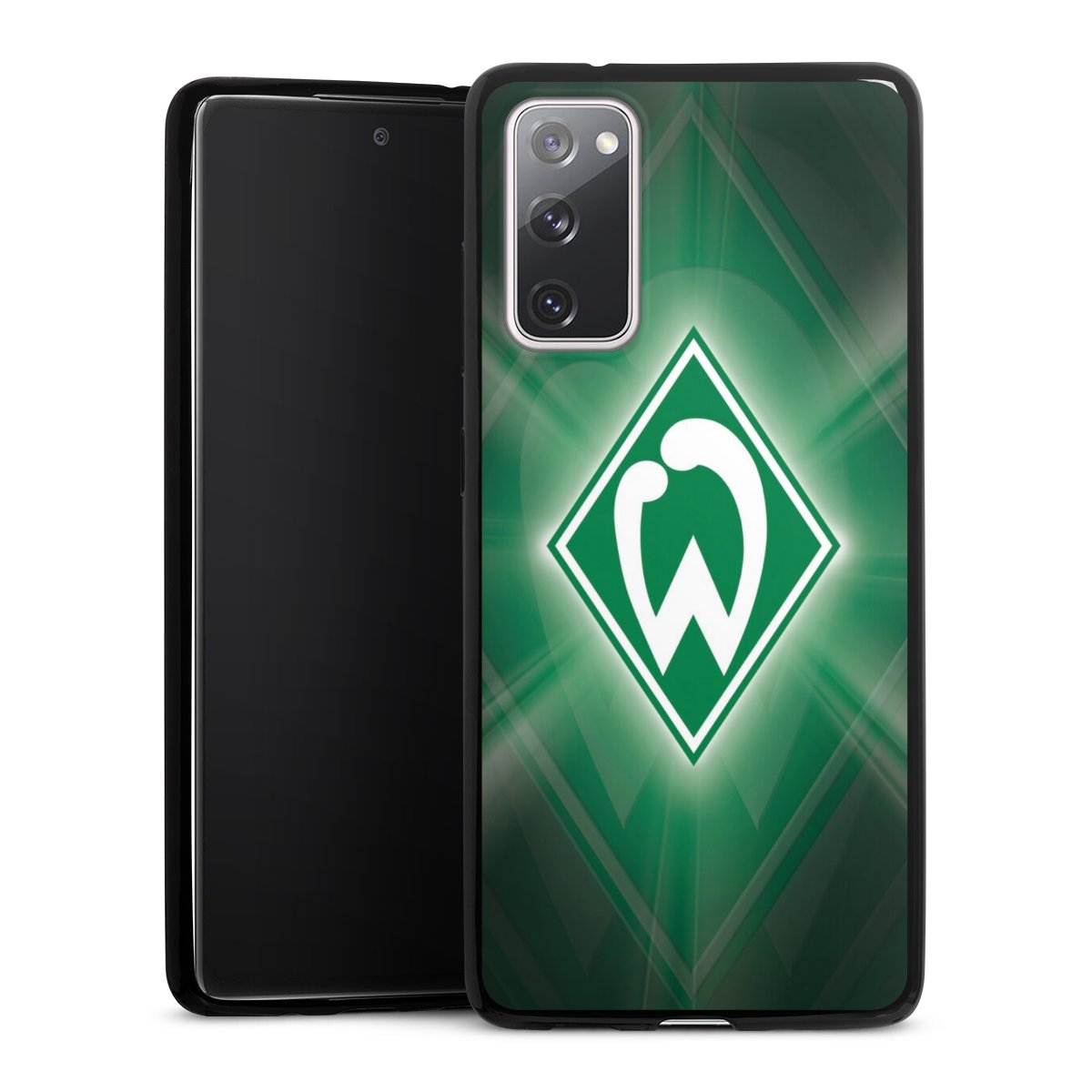 Galaxy S20 FE Handy Slim Case extra dünn Silikon Handyhülle schwarz Hülle Sv Werder Bremen Coat Of Arms Official Licensed Product Silikon Slim Case