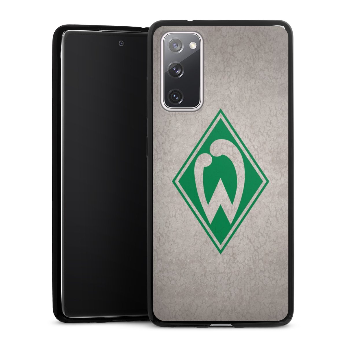 Galaxy S20 FE Handy Slim Case extra dünn Silikon Handyhülle schwarz Hülle Sv Werder Bremen Official Licensed Product Concrete Silikon Slim Case