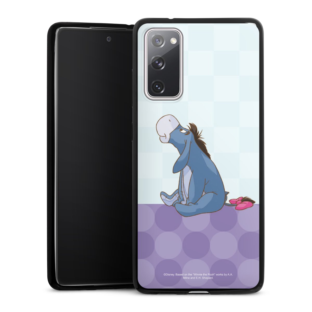 Galaxy S20 FE Handy Slim Case extra dünn Silikon Handyhülle schwarz Hülle Winnie The Pooh Disney Donkey Silikon Slim Case