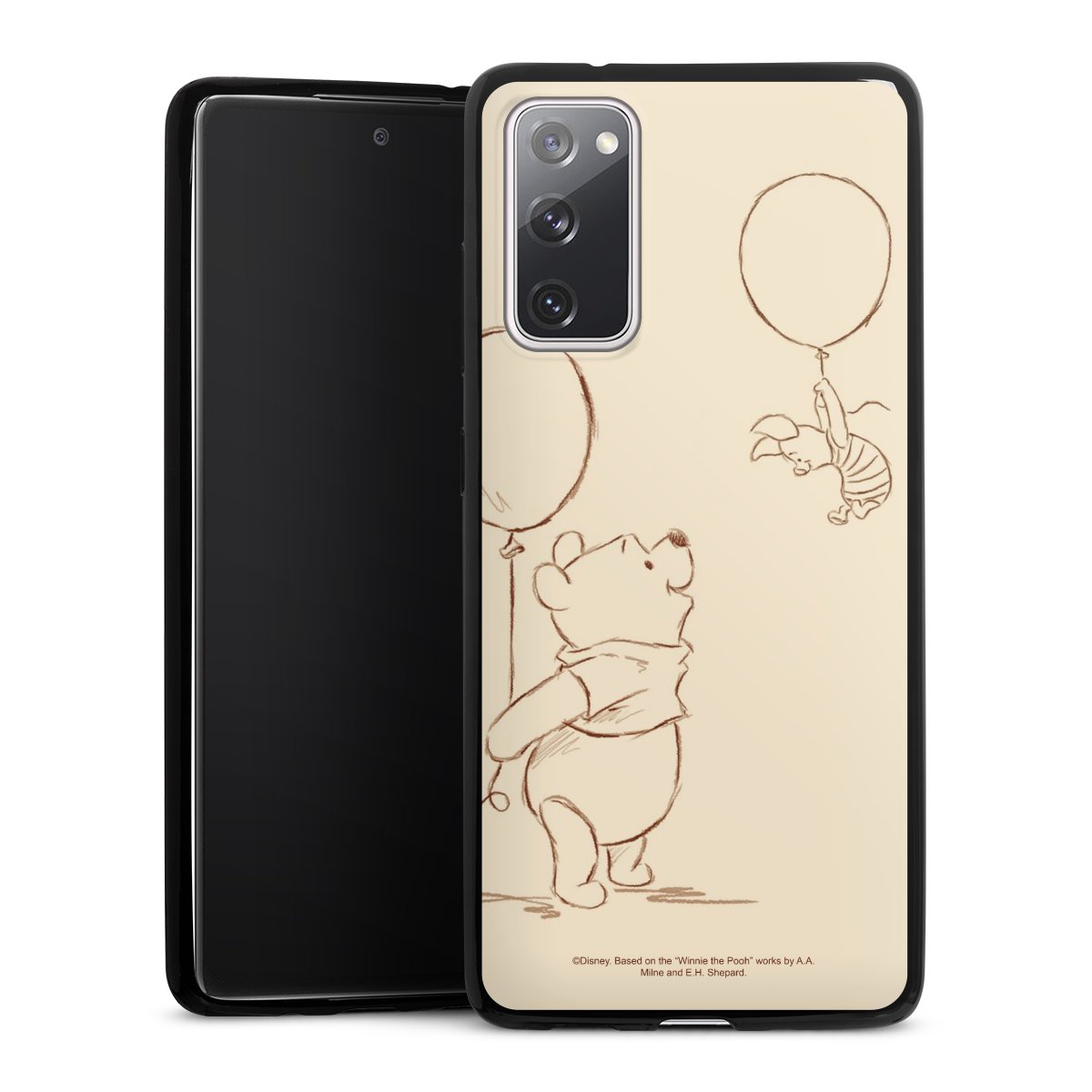 Galaxy S20 FE Handy Slim Case extra dünn Silikon Handyhülle schwarz Hülle Winnie The Pooh Official Licensed Product Disney Silikon Slim Case