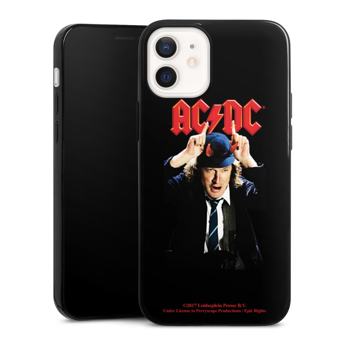 iPhone 12 mini Handy Slim Case extra dünn Silikon Handyhülle schwarz Hülle Merchandise Acdc Riverplate Silikon Slim Case