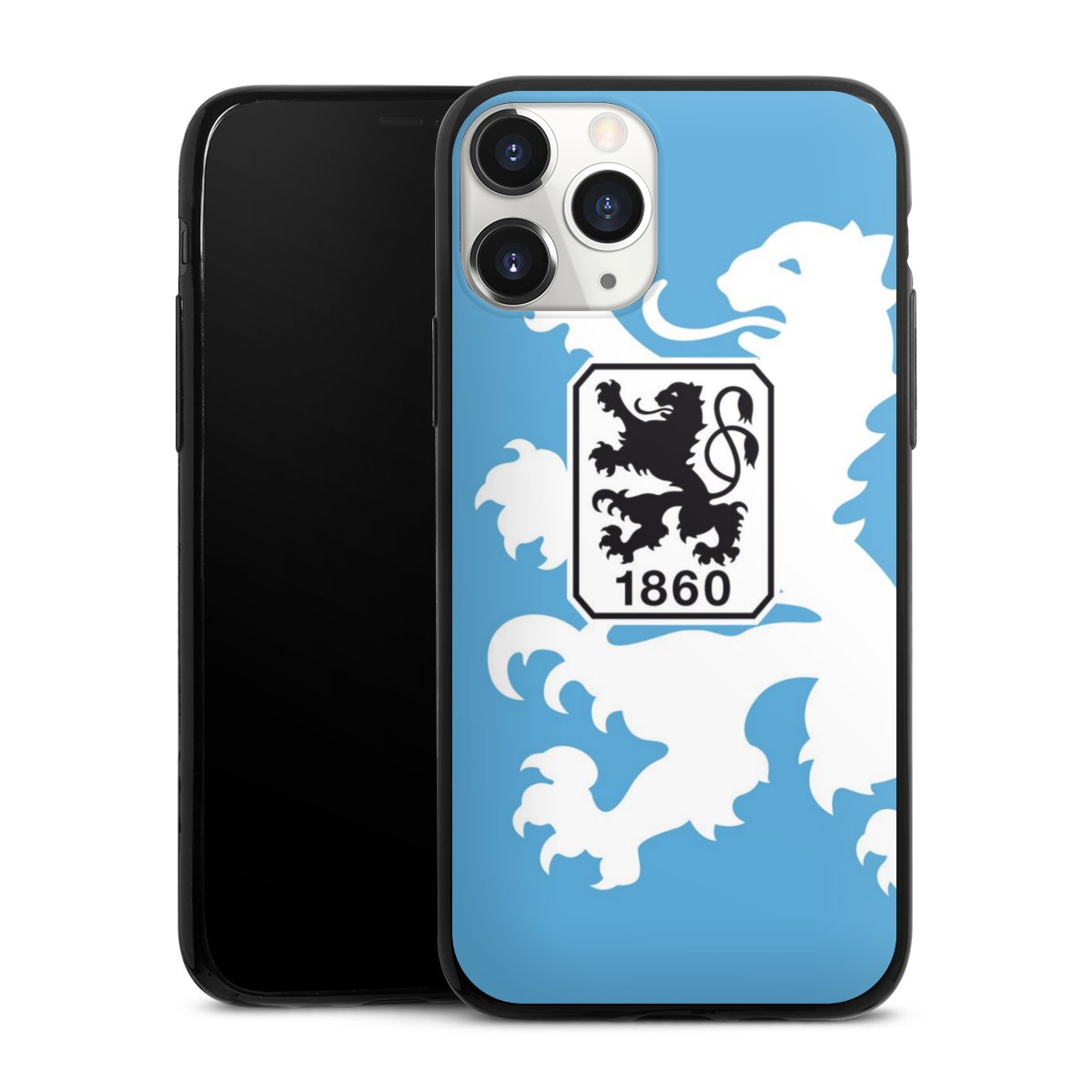 iPhone 11 Pro Handy Slim Case extra dünn Silikon Handyhülle schwarz Hülle Coat Of Arms Official Licensed Product Silikon Slim Case