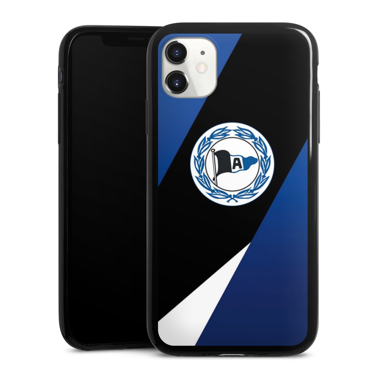 iPhone 11 Handy Slim Case extra dünn Silikon Handyhülle schwarz Hülle Official Licensed Product Arminia Bielefeld Dsc Silikon Slim Case