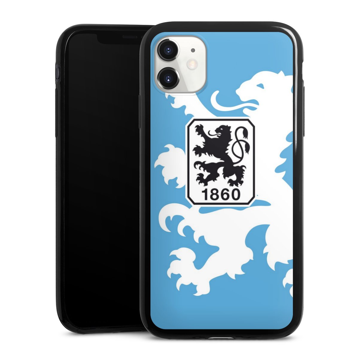 iPhone 11 Handy Slim Case extra dünn Silikon Handyhülle schwarz Hülle Coat Of Arms Official Licensed Product Silikon Slim Case