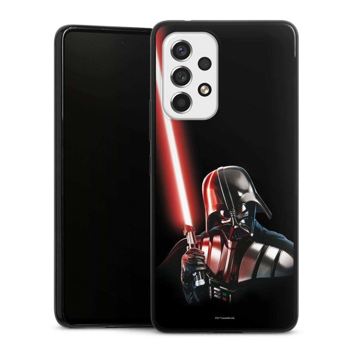 Galaxy A53 5G Handy Slim Case extra dünn Silikon Handyhülle schwarz Hülle Star Wars Merchandise Darth Vader Silikon Slim Case