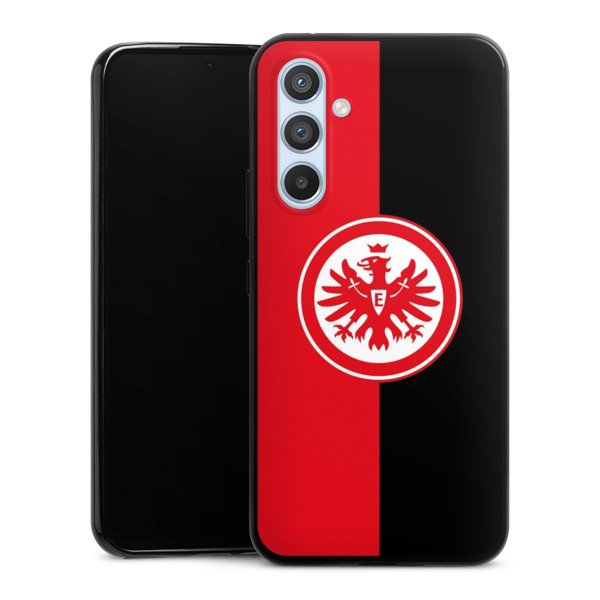 Galaxy A54 5G Handy Slim Case extra dünn Silikon Handyhülle schwarz Hülle Official Licensed Product Eintracht Frankfurt Sge Silikon Slim Case