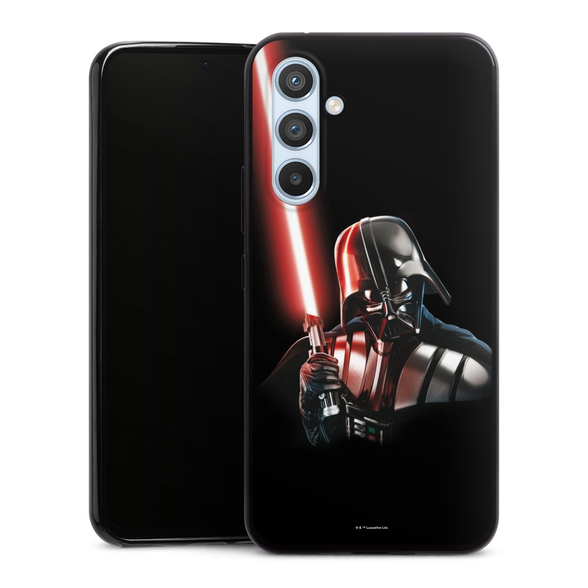 Galaxy A54 5G Handy Slim Case extra dünn Silikon Handyhülle schwarz Hülle Star Wars Merchandise Darth Vader Silikon Slim Case