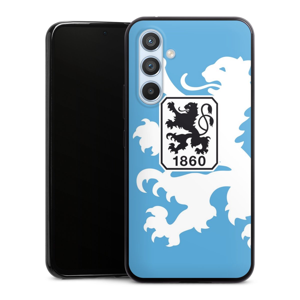 Galaxy A54 5G Handy Slim Case extra dünn Silikon Handyhülle schwarz Hülle Coat Of Arms Official Licensed Product Silikon Slim Case