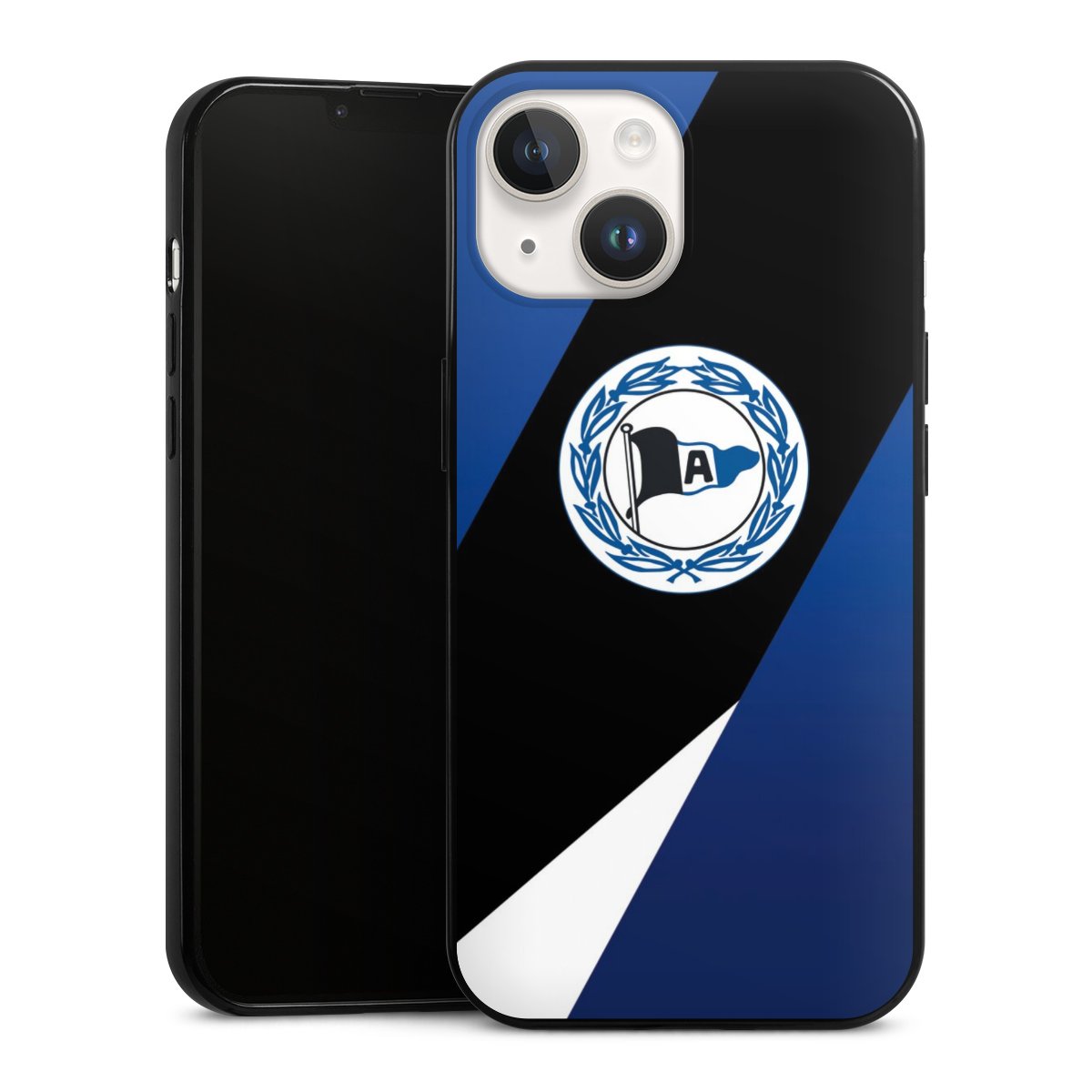 iPhone 14 Handy Slim Case extra dünn Silikon Handyhülle schwarz Hülle Official Licensed Product Arminia Bielefeld Dsc Silikon Slim Case