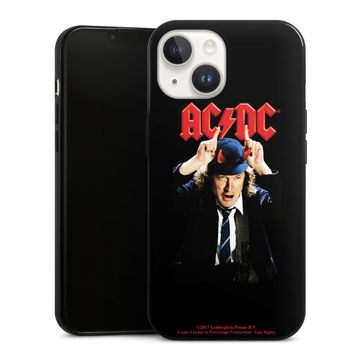 iPhone 14 Handy Slim Case extra dünn Silikon Handyhülle schwarz Hülle Merchandise Acdc Riverplate Silikon Slim Case