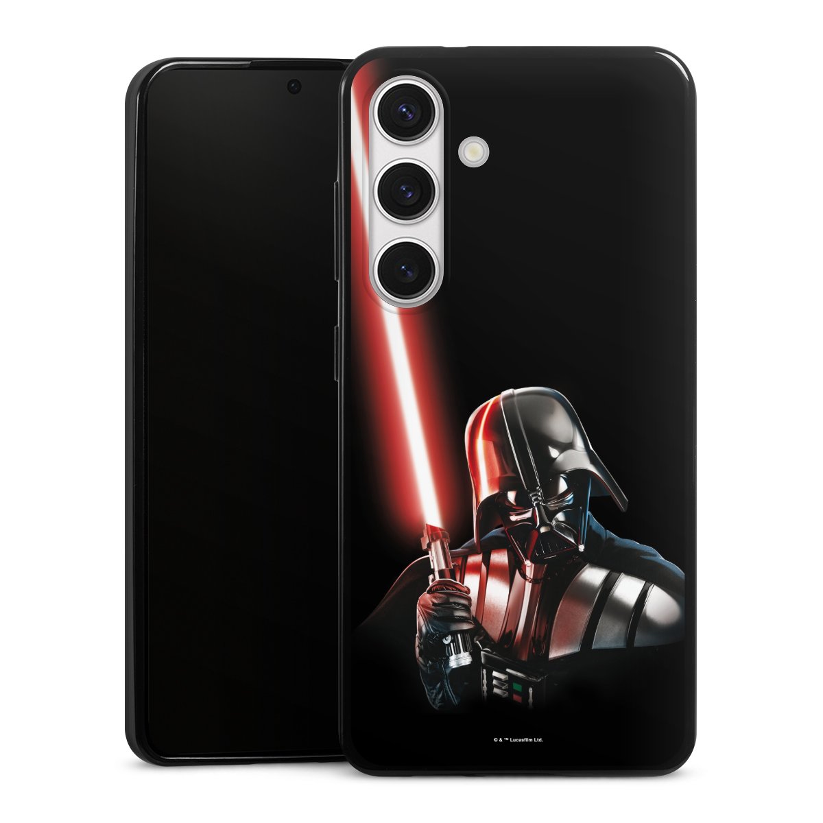 Galaxy S24 Handy Slim Case extra dünn Silikon Handyhülle schwarz Hülle Star Wars Merchandise Darth Vader Silikon Slim Case