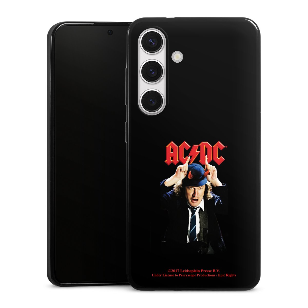 Galaxy S24 Handy Slim Case extra dünn Silikon Handyhülle schwarz Hülle Merchandise Acdc Riverplate Silikon Slim Case