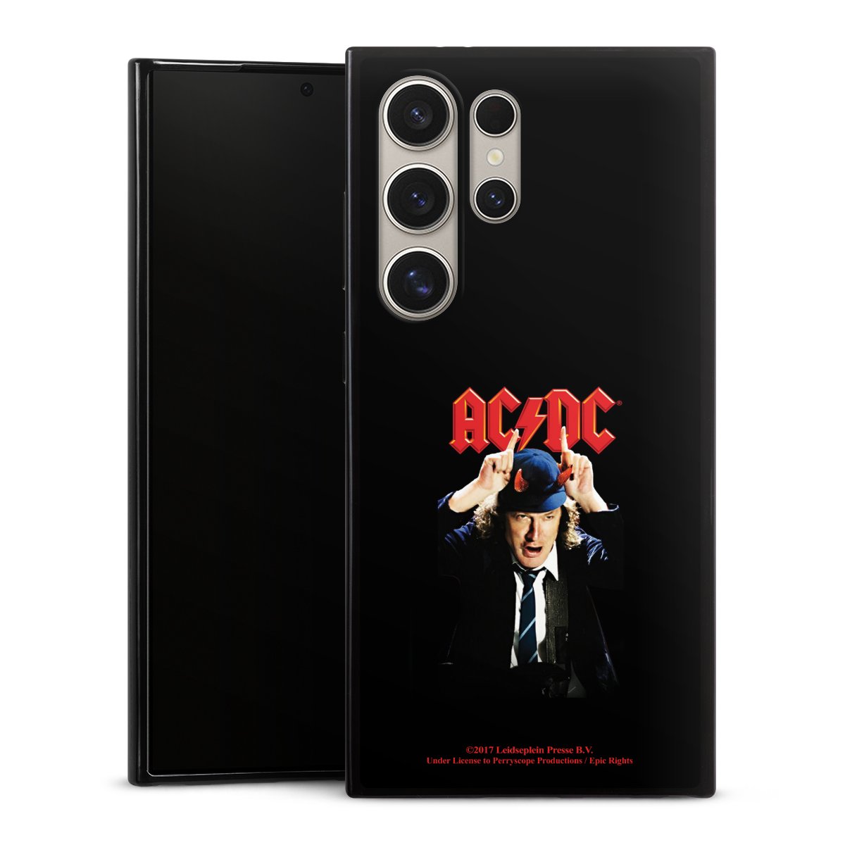 Galaxy S24 Ultra Handy Slim Case extra dünn Silikon Handyhülle schwarz Hülle Merchandise Acdc Riverplate Silikon Slim Case