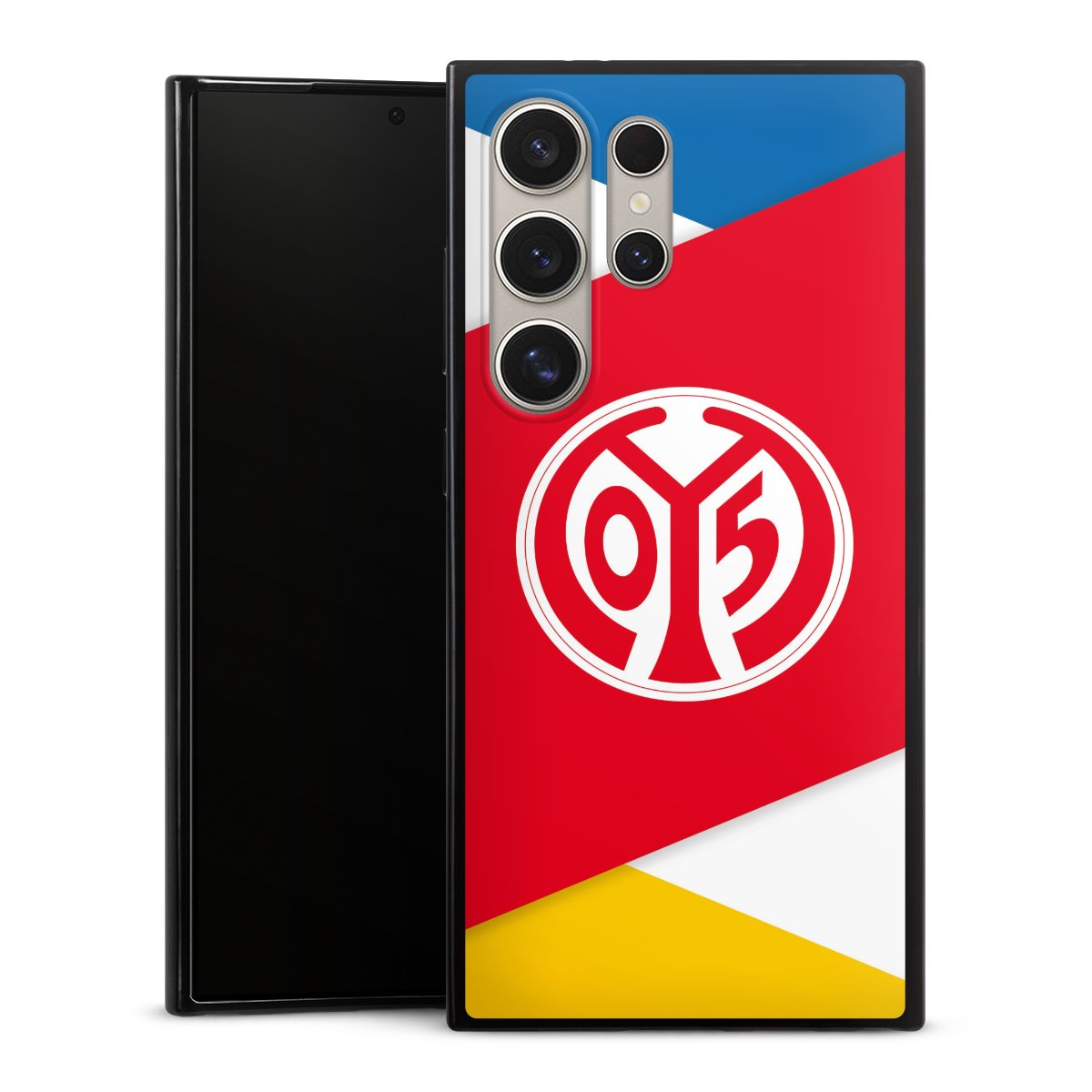 Galaxy S24 Ultra Handy Slim Case extra dünn Silikon Handyhülle schwarz Hülle Official Licensed Product Soccer 1. Fsv Mainz 05 E.V. Silikon Slim Case