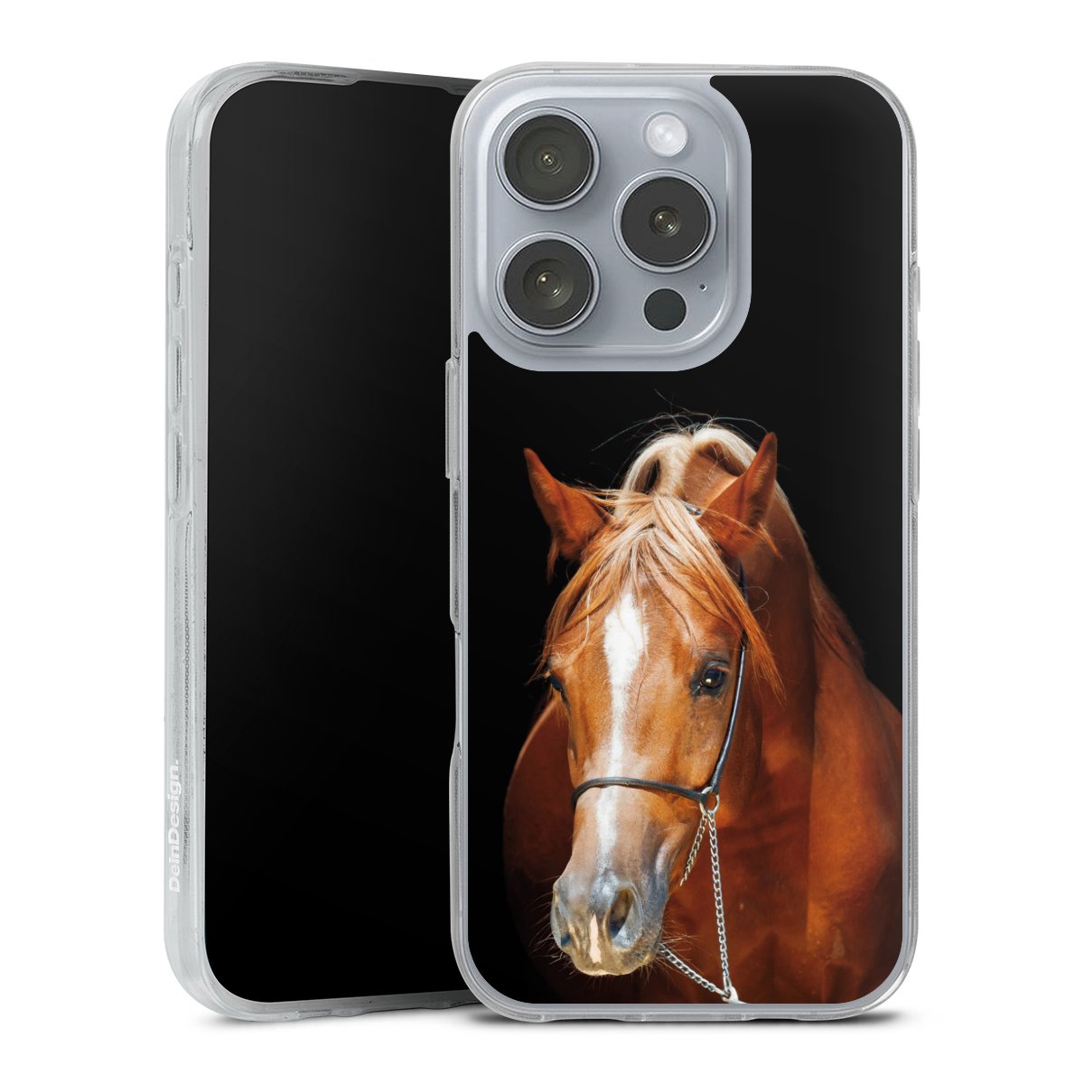 iPhone 16 Pro Handy Silikon Hülle Case transparent Handyhülle Mare Horse Hobby Silikon Case